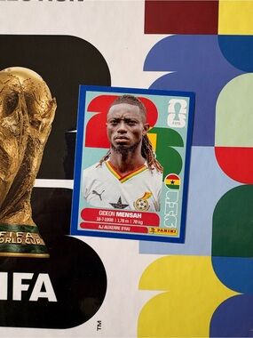 Panini FIFA World Cup 2026 Gideon Mensah Ghana Sticker GHA 7 Blue Parallel